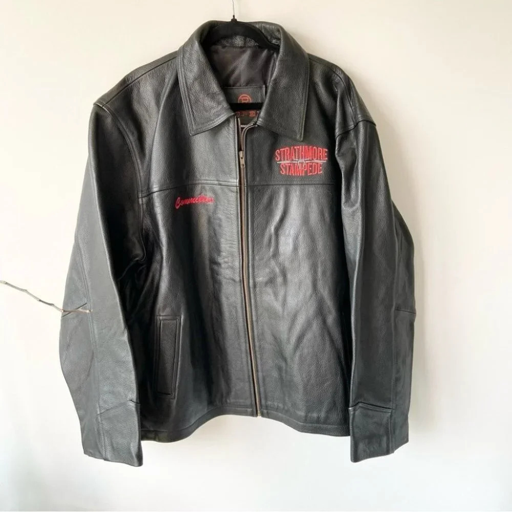 Roper Strathmore Stampede Western Leather Jacket